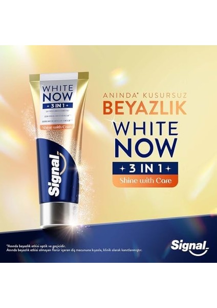 Signal White Now 3in1 Shine With Care Diş Macunu modelleri