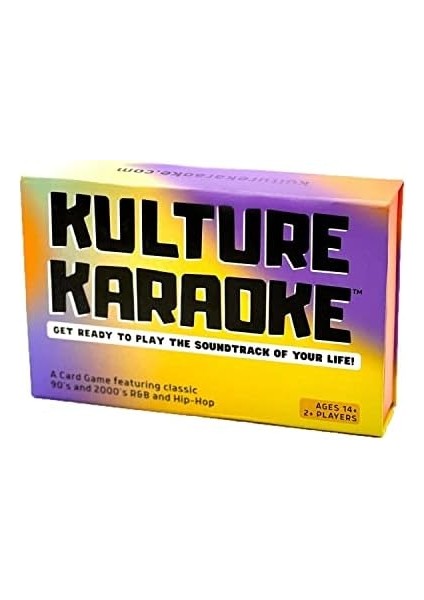 Karaoke:, 2+ Oyuncu Için Size Şarkı Fikirleri ve Kategoriler Vermek Için Bu Kartlarla Oyununuza Veya Gecenize Yardımcı Olun, 14 Yaş Üstü modelleri