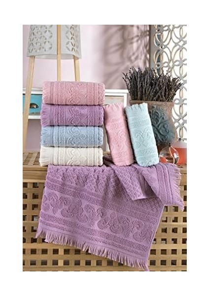 Tekstil Premium 6'lı 50X90 cm Antibakteriyel El & Yüz Havlu Seti |%100 Pamuk modelleri