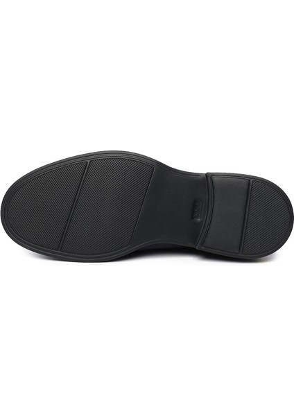 Erkek Lacivert Hakiki Deri Oxford Ayakkabı 5K1KA18680