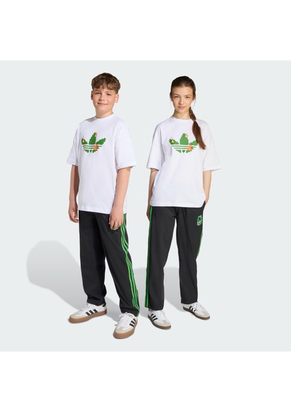 Originals JW7729 adidas x Minecraft Wide Leg Çocuk Eşofman Altı