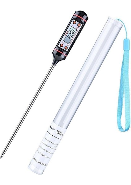 Mutfak Termometresi – 3 Saniyede Hızlı Okuma | Katlanabilir Çelik Prob, LCD Ekranlı Et, Şeker, Yağ, Su ve Barbekü Isı Ölçer fiyatları