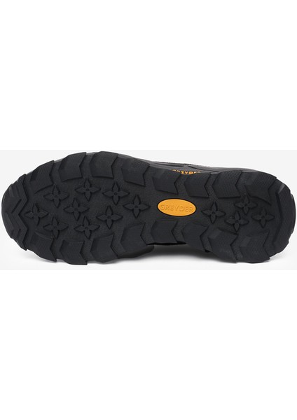Erkek Siyah Gri Hakiki Deri Su Geçirmez Outdoor Ayakkabı 5K1GA16343