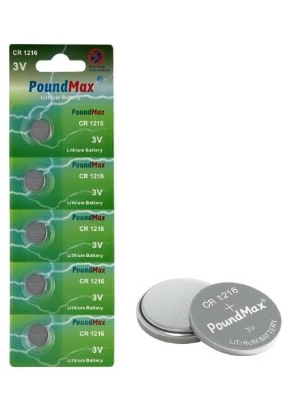 1216 DL1216 3V Lityum Düğmeli Pil (5'li Paket) fiyatları