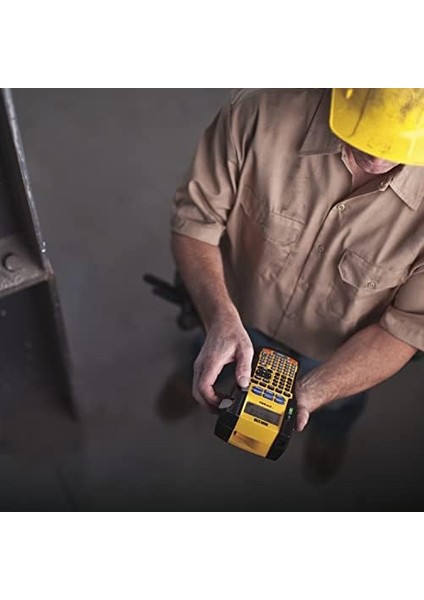 5200 Elde Taşınır Endüstriyel Etiketleme Makinesi - 6/9/12/19 mm Rhino Şeritlerle Uyumlu Kullanım modelleri