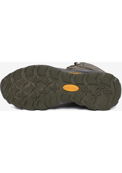 Erkek Haki Siyah Hakiki Deri Su Geçirmez Outdoor Bot 5K1GB16342