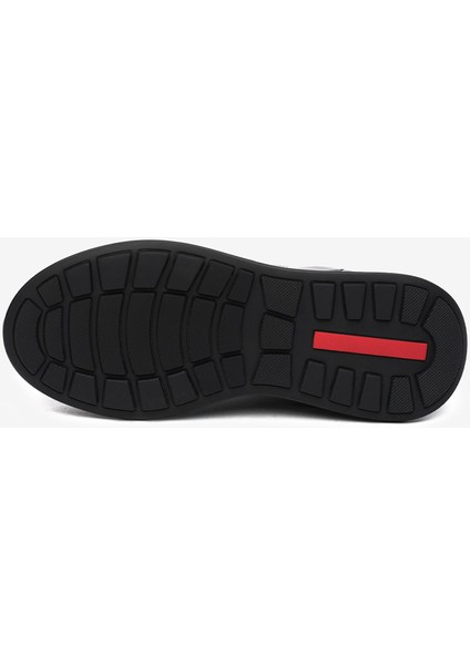 Erkek Siyah Hakiki Deri Ayakkabı 5K1UA18602
