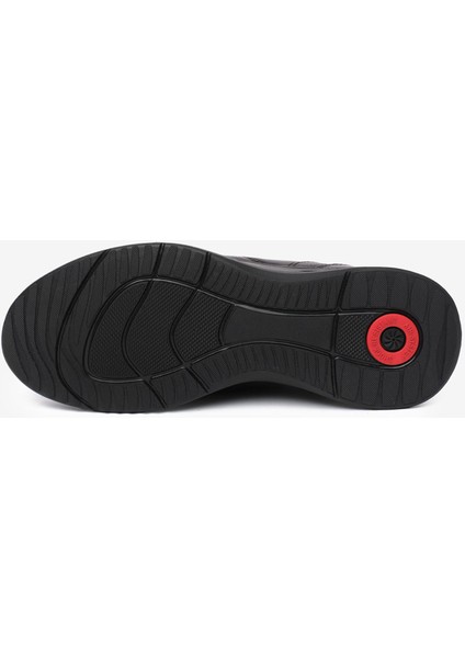 Erkek Siyah Hakiki Deri Ayakkabı 5K1FA64613