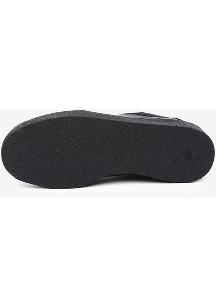 Erkek Siyah Hakiki Deri Sneaker Ayakkabı 5K1SA18520