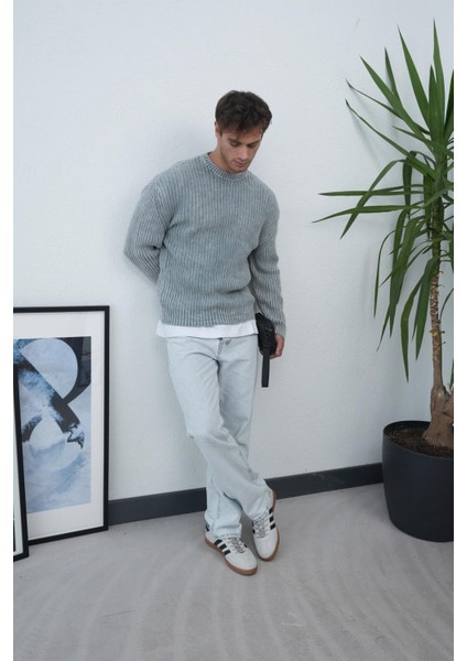 Yıkamalı Triko Kazak fırsatları