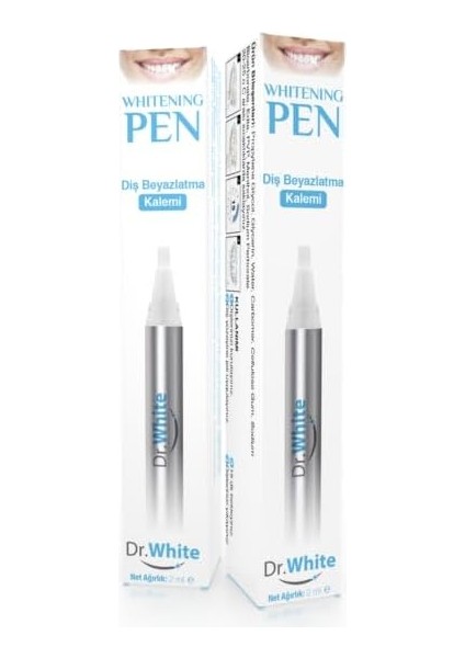 Dr.white Diş Beyazlatma Kalemi 2ml Gümüş (Aromasız)