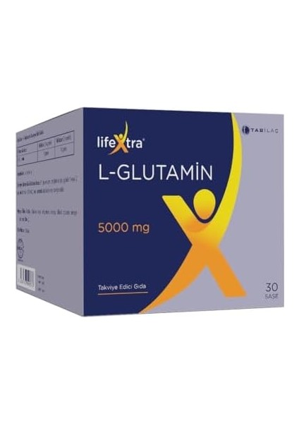 Tab Ilaç Lifextra L-Glutamin 30 Saşe