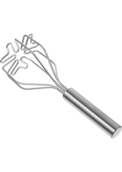 Paslanmaz Çelik Yıldız Tabanlı Patates Ezici - 25,7 cm Ergonomik Püre Ezici | Spiral Püre Aleti | Patates Presi modelleri