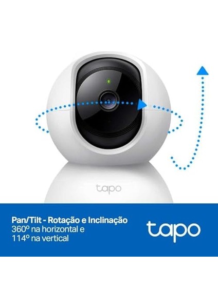 C200, 1080P Full Hd, Hareket Tespit ve Takibi, 360°, 9m Gece Görüşü, Çift Yönlü Sesli Iletişim, Sesli Alarm, Bulut/yerel Depolama, Bebek Ağlaması Tespiti, Iç Mekan Wi-Fi Güvenlik Kamerası fiyatları