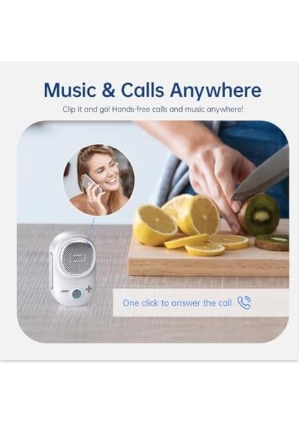 Itour-S Taşınabilir Mini Giyilebilir Bluetooth Hoparlör, Büyük Ses ve Punchy Bas, Klipsli Tasarım, IP67 Su Geçirmez ve Toz Geçirmez, 10 Saat Çalma Süresi, Ev Seyahat Ofis ve Dış Mekan Için modelleri