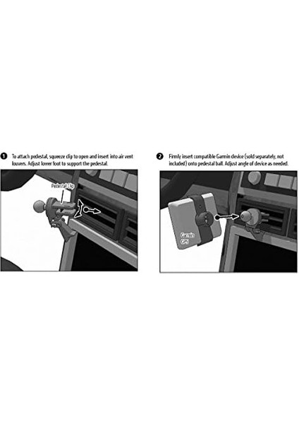 Nuvi 40 50 200 2013 24X5 25X5 Gps Için Çıkarılabilir Döner Havalandırma Yeleği Gps Araç Montaj Tutucu modelleri