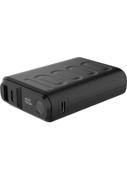 Powerbank 20W 2usb-C 1usb-A 10.000 Mah Siyah,usb-C Şarj Kablosu Dahildir,şarj Süresi: 3 Saat,usb-C ve Usb-A Bağlantı Noktaları, Ağırlık: 195 Gr, USB Bağlantı Noktaları: 3