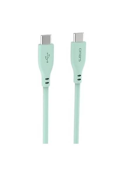 Type-C To Type-C Silikon Pd Hızlı Şarj Kablosu Yeşil fiyatları