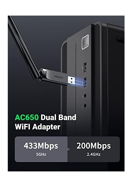 AC650 5ghz / 2.4ghz Dual Band USB 2.0 Wi-Fi Adaptör modelleri