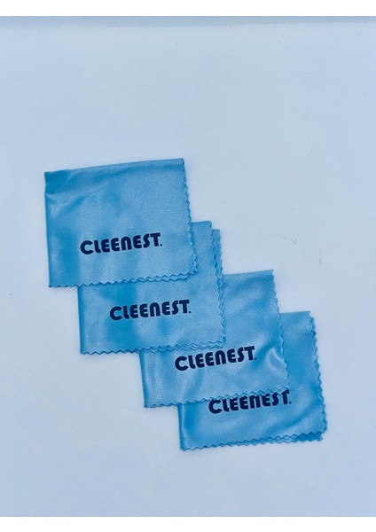 Yüksek Kaliteli Mikrofiber Temizleme Bezi Gözlük Temizleme Bezi Gözlükler, Ekranlar, Tabletler, Gözlükler Için, 4 Adet, (15 x 18 Cm) Turkuaz...