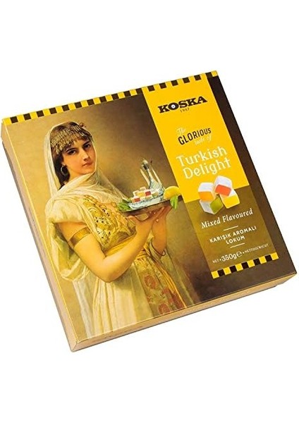 Koska 350 Gram Karışık Aromalı Lokum (Osmanlı Dizayn)