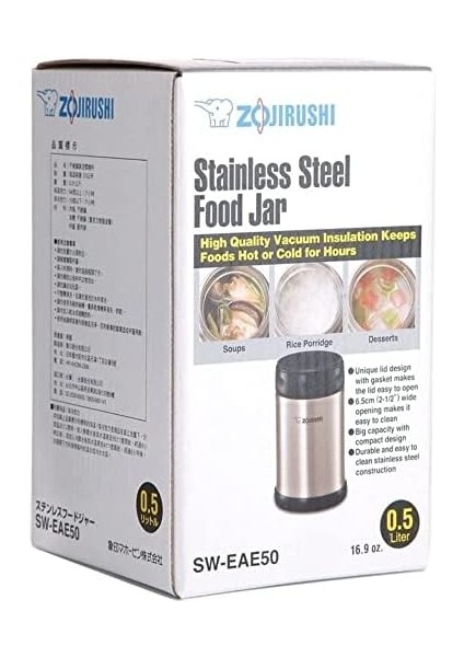 SW-EAE50 Vakumlu Paslanmaz Çelik Yemek Termosu Kabı 0.5l Gümüş Rengi modelleri