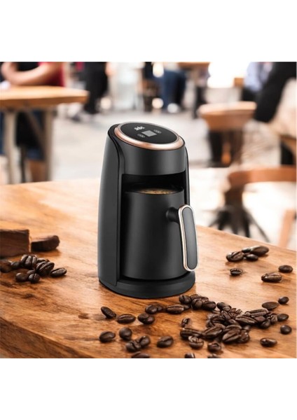 SCM-2978 Otomatik Türk Kahve Makinesi, Taşma Önleyici, Ağır Ateşte Pişirme, Sesli Uyarı, Yıkanabilir Cezve