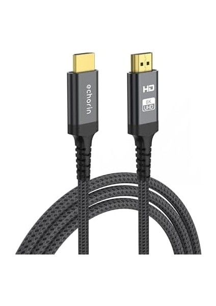 (1 Metre) HDMI 2.1 Kablo 8k 60Hz 4K 120Hz 48GBIT/S Yüksek Hızlı, HDMI Kablo Tv/ps5/ps4/ Xbox Series X/monitör ile Uyumlu modelleri