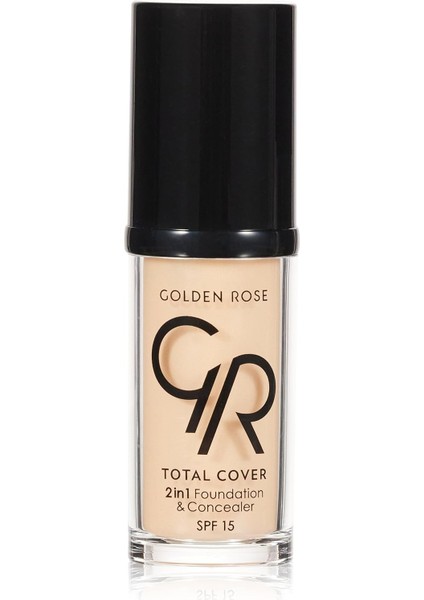Golden Rose Total Cover 2 In 1 Foundation & Concealer Fondöten ve Kapatıcı No: 022 fiyatları