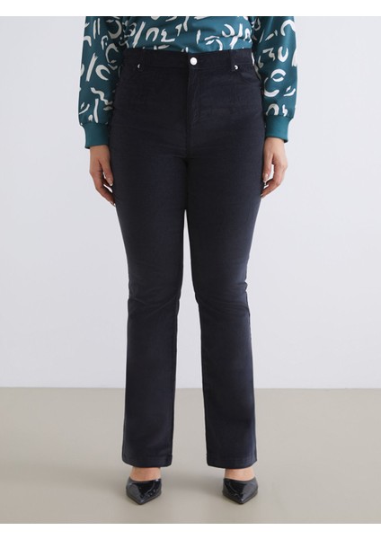 Yeni Sezon Dar Fit Ispanyol Paça Kadife Kadın Pantolon fiyatları