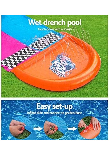 H2OGO! Llama Rama Çift Yarış Su Kaydırağı 4,88 M modelleri