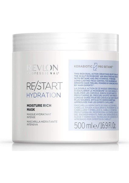 Revlon Professional Restart Moisture Rich Maske 500ML fiyatları