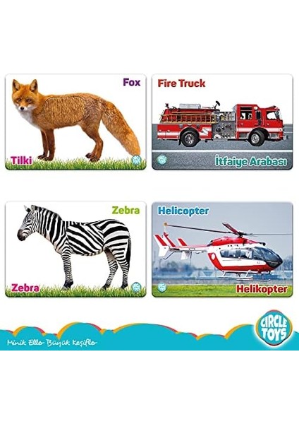 Toys Dokun Hisset Orman Hayvanları ve Araçlar modelleri