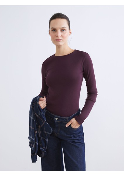 Yeni Sezon Bisiklet Yaka Kadın Tişört