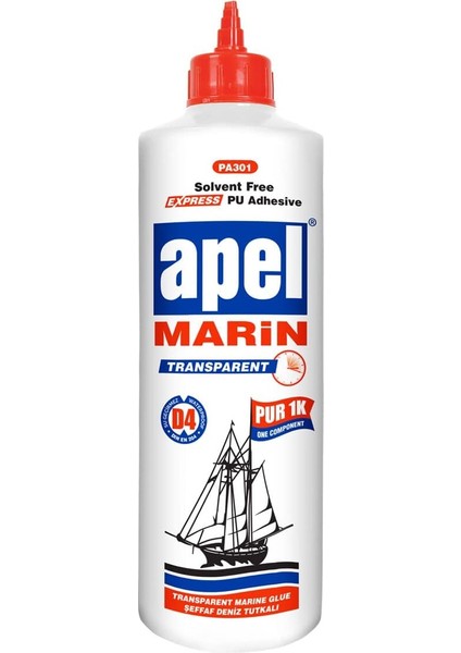 Tutkalı, Şeffaf, 600 ml