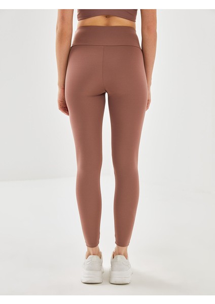 Yeni Sezon Kadın Beli Lastikli Ekstra Dar Fit Düz Tayt fırsatları