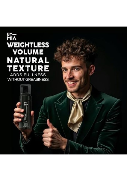 By Mıa Keratin Özlü Saç Şekillendirici Köpük Wax 150ML | Güçlü ve Belirgin Dalgalı Saçlar Elde Edin | Tüm Saç Tipleri Için Uygun