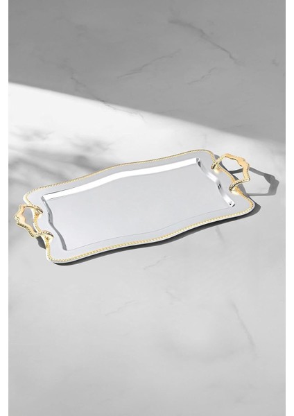 Zincir 2'li Çelik Tepsi Seti