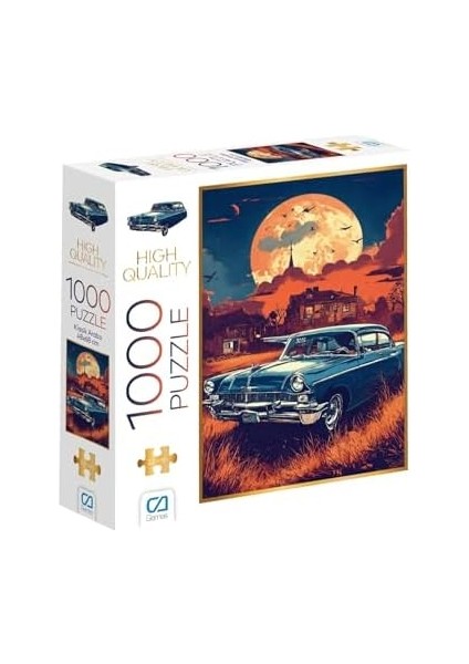 Games Klasik Araba 1000 Parça 2,2mm Kalınlık 48X68CM Profesyonel Hobi Puzzle Yapboz Serisi fiyatları
