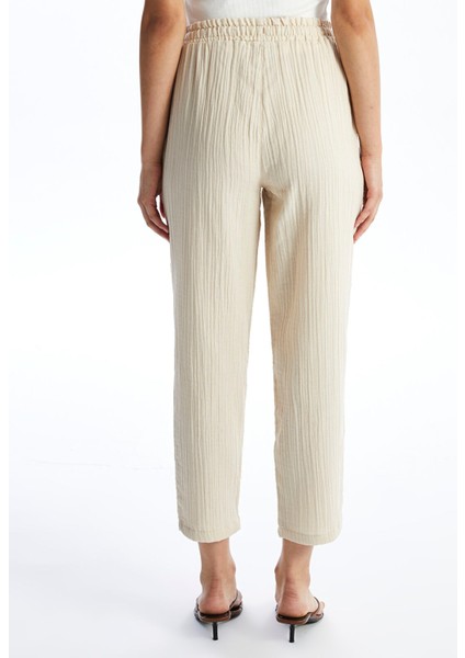 Yeni Sezon Beli Lastikli Rahat Kalıp Kadın Pantolon fırsatları