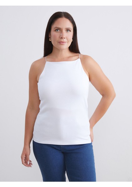 Yeni Sezon Büyük Beden Halter Yaka Kadın Atlet 2'li fiyatları