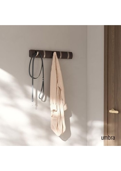 Flip 5 Puan Askısı, Modern, Sade ve Yerden Tasarruf Sağlayan Kayıtlar Sunar, Ceketler, Manto, Şallar, El Çantaları ve Daha Fazlası Için 5 Kancalı, Ahşap/ fiyatları