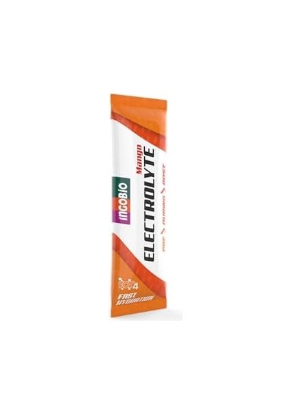 Ingobio Electrolyte Mango - Elektrolit Sporcu Içeceği Mango Aromalı - 15 Adet