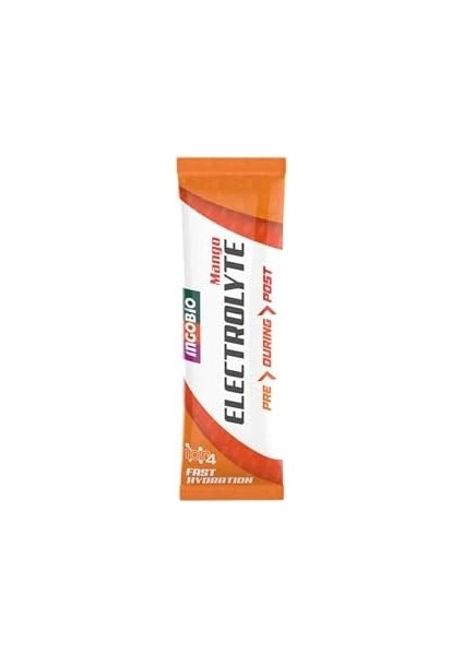 Ingobio Electrolyte Mango - Elektrolit Sporcu Içeceği Mango Aromalı - 15 Adet fiyatları