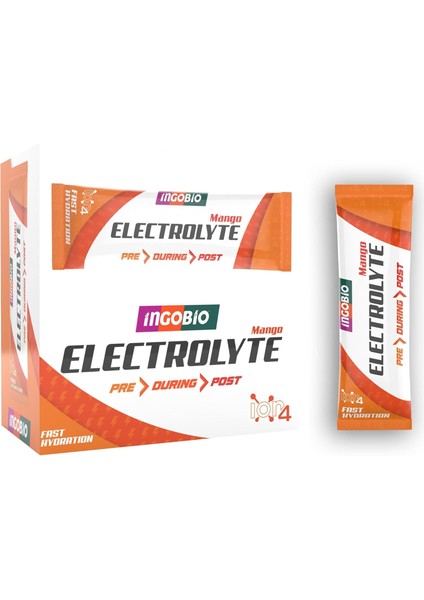 Ingobio Electrolyte Mango - Elektrolit Sporcu Içeceği Mango Aromalı - 15 Adet modelleri