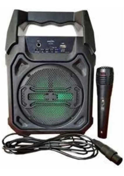 Bluetooth Hoparlör LED Işıklı Taşınabilir Kablosuz Speaker Uzun Pil Ömrü fiyatları