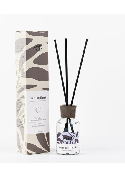 Ortam Kokusu – Gül, ve Vanilya ile Çiçeksi, Ferah ve Yumuşak-Bambu Çubuklu 50 ml