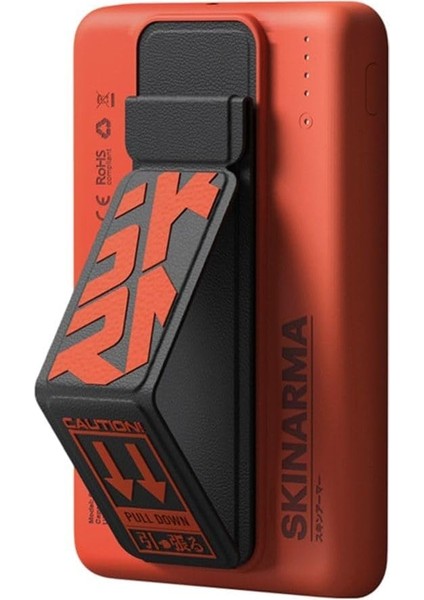 ile Uyumlu Powerbank Orijinal Spunk Şarj ve Pd Hızlı Şarj Özellikli 15W 5000MAH Turuncu