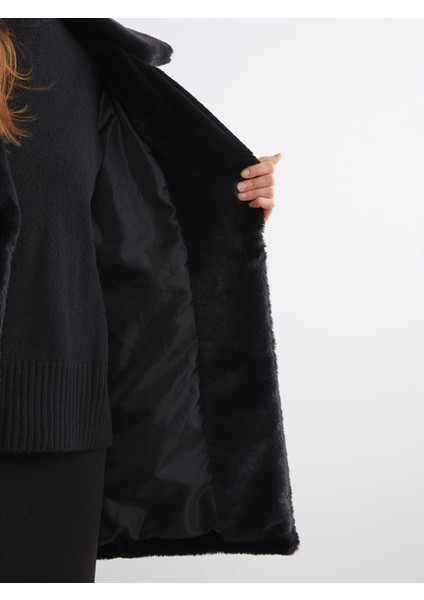 Yeni Sezon Ceket Yaka Kadın Kürk Kaban fırsatları