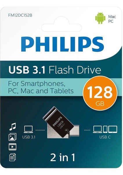 128GB Usb3.1 - USB Tip-C FM12DC152B/00